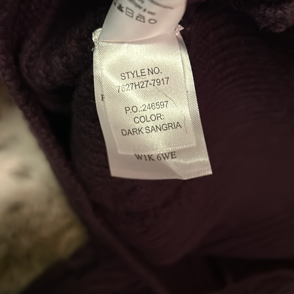 Paige Dark Sangria Lorilee Sweater - Picture 6 of 6